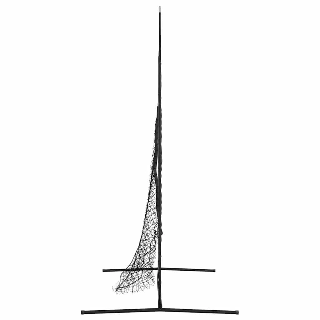 Mangloder Baseball-Übungsnetz Schwarz 250 x 106 x 209 cm Polyester langlebig für Training im Freien mit Tragetasche, ideal für Softball, Wurftraining, Zielübungen, Verein, Schule, Hobby, Sportplatz