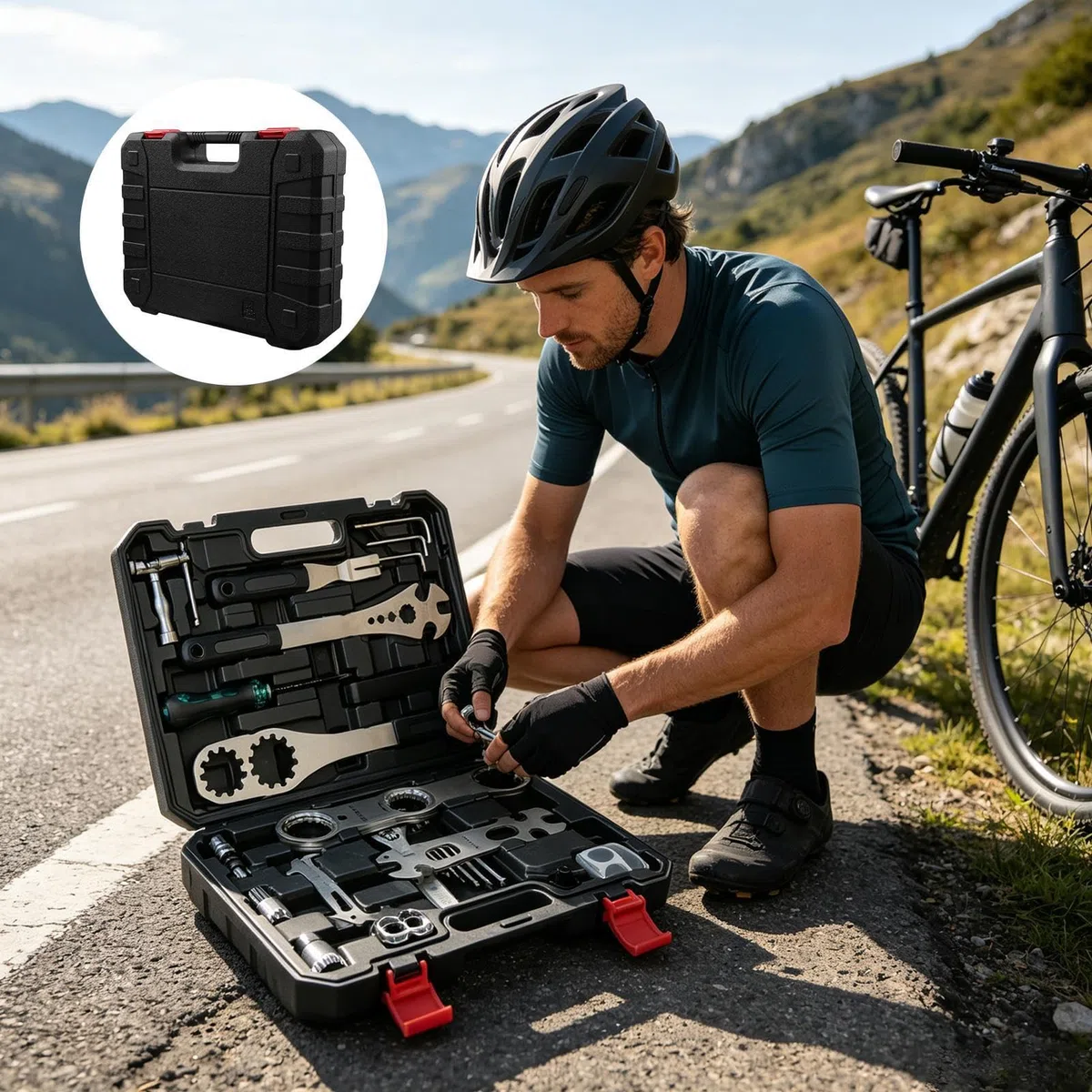 Mountainbike Fahrrad Werkzeugset Robuster Wartungsschlüssel mit