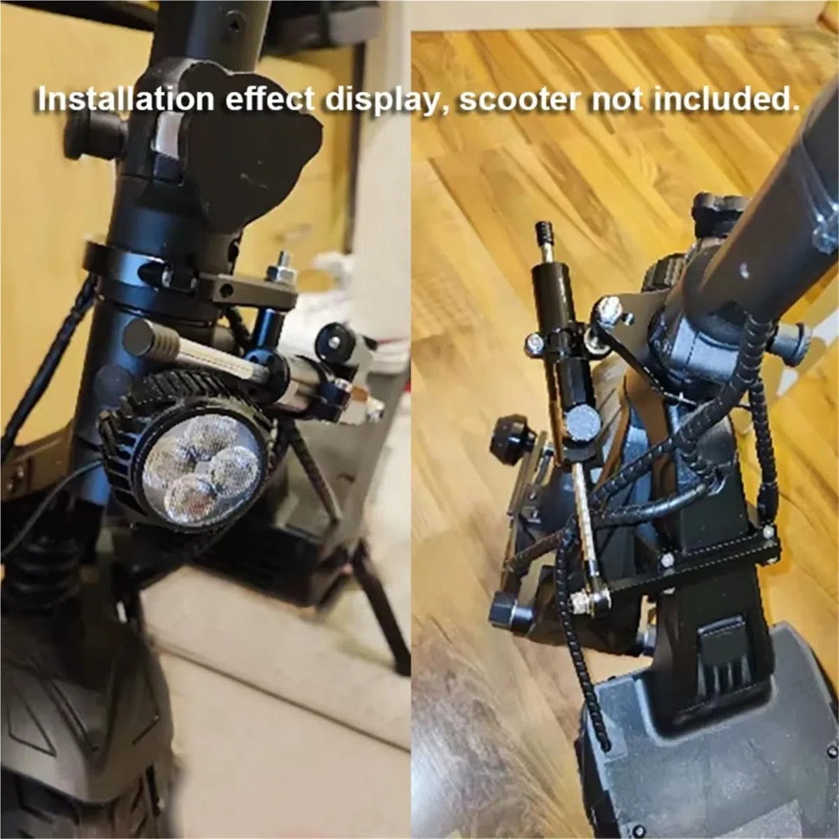 Für Kukirin G2 Master Roller Stabilisator Lenkungsdämpfer Montage Elektroroller Aluminiumlegierung Modifikation Halterung Kit