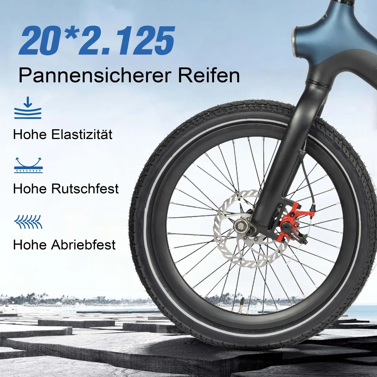 Smart30 E-Bike 20 Zoll City Pendler Elektrofahrrad mit Alu-Druckguss Rahmen Drehmomentsensor, Single Speed, Sattelstützen-Akku 36V 9.6Ah, Minimalistisches Pedelec Damen Herren (Blau)