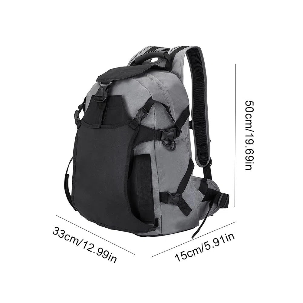 Skischuhrucksack 30L mit verstellbaren Befestigungsgurten, Skating-Rucksack
