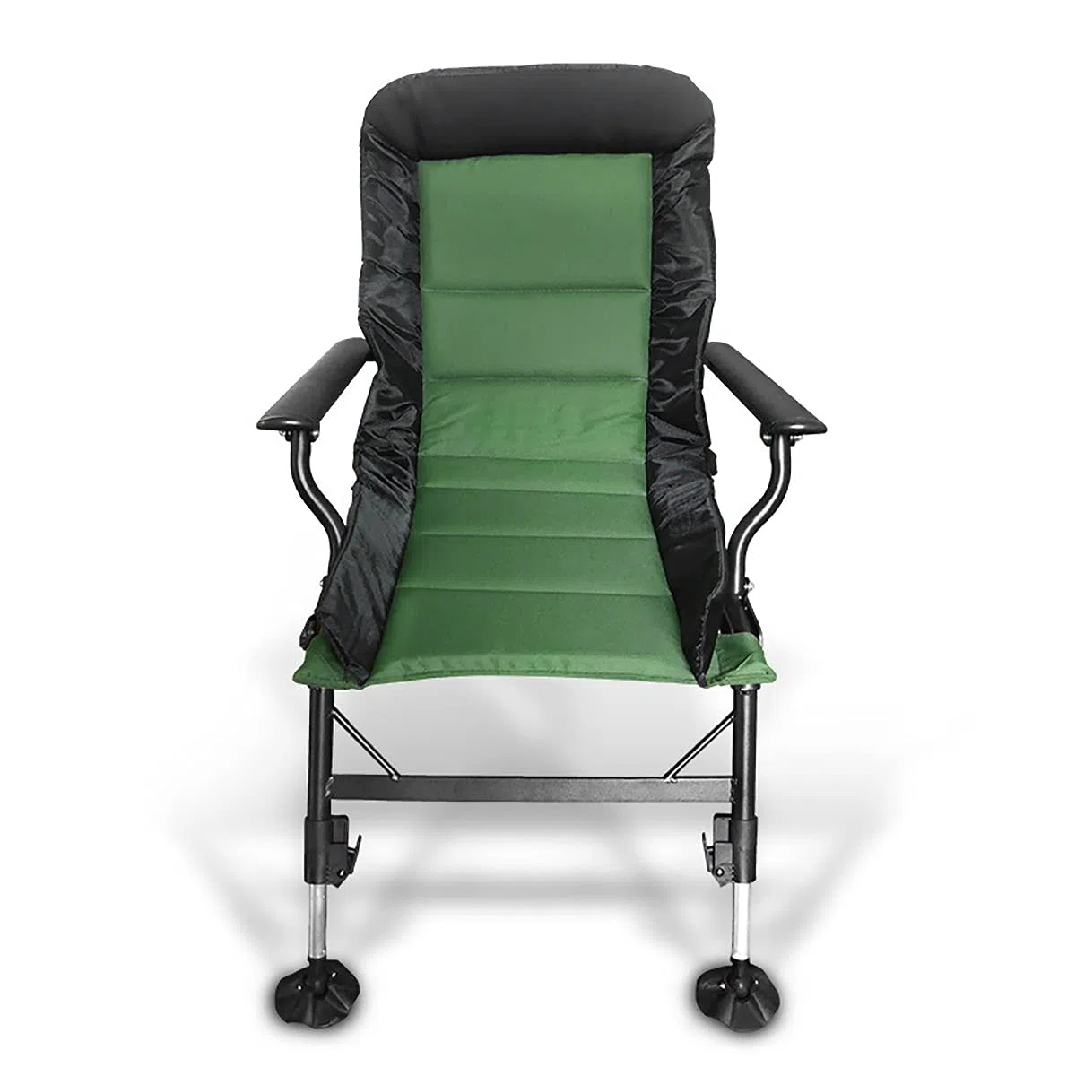 Angelstuhl Verdickter Angelstuhl Klappbarer Mehrzweckhocker für den Außenbereich All-Terrain-Campingstuhl Tragbarer Regiestuhl (Color : Green, Size : Free Size)